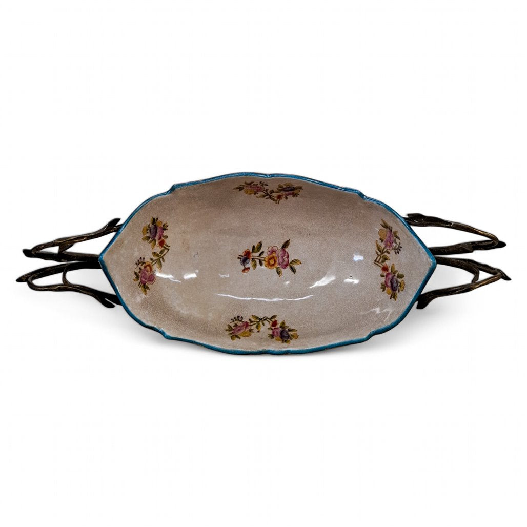 Danny's Fine Porcelain Ormolu Center Bowl - CLOSEOUT