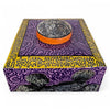 Danny's Fine Porcelain Purple Square Square Jar - CLOSEOUT