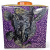Danny's Fine Porcelain Purple Square Square Jar - CLOSEOUT