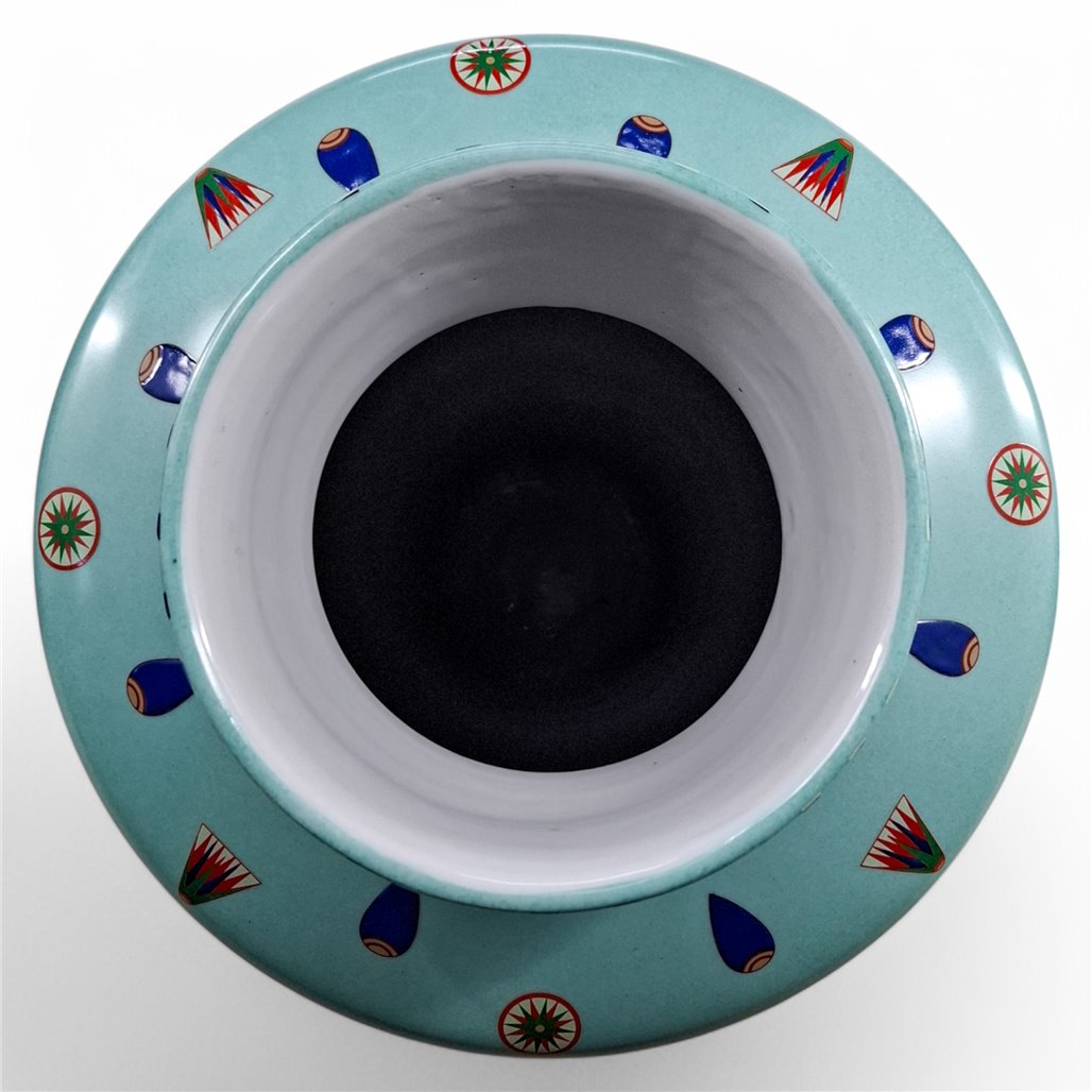 Danny's Fine Porcelain Turquoise Vase - CLOSEOUT