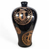 Danny's Fine Porcelain Black Gold Vase - CLOSEOUT