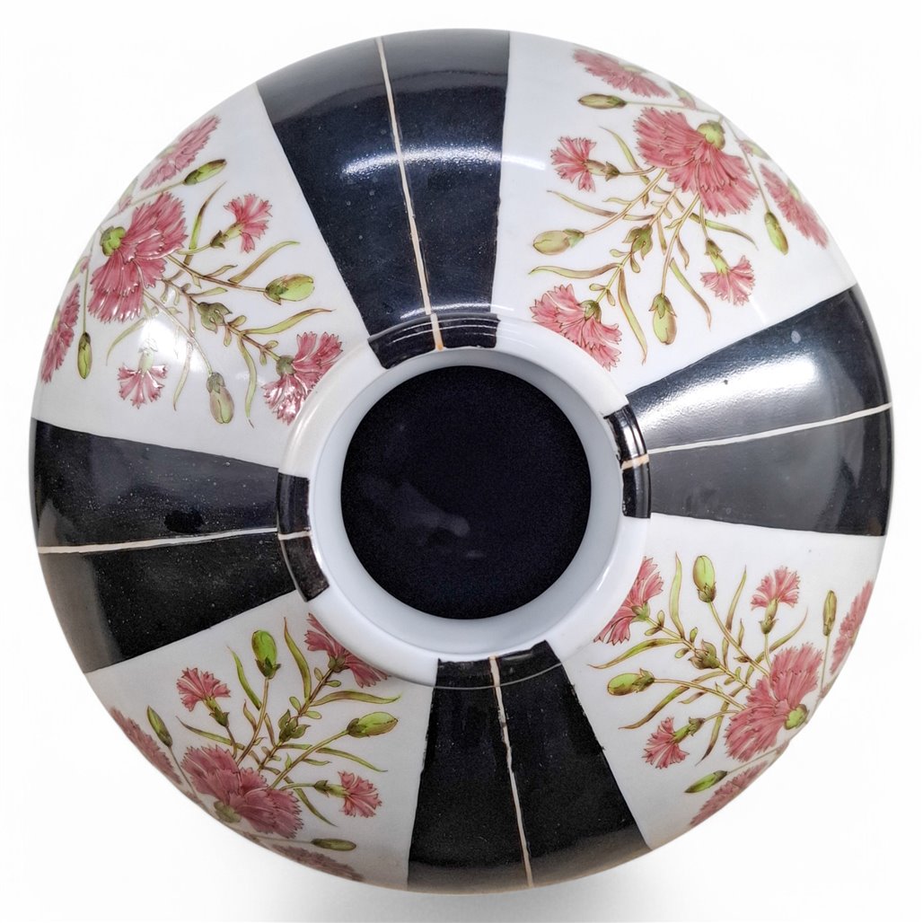 Danny's Fine Porcelain Pink Floral Vase - CLOSEOUT