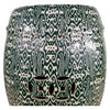 Danny's Fine Porcelain Green Garden Stool - CLOSEOUT