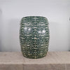 Danny's Fine Porcelain Green Garden Stool - CLOSEOUT