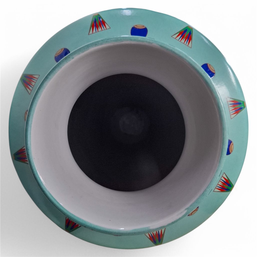 Danny's Fine Porcelain Turquoise Vase - CLOSEOUT
