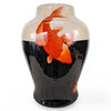 Danny's Fine Porcelain Koi Fish Big Vase - CLOSEOUT