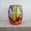 Danny's Fine Porcelain Parrot Garden Stool - CLOSEOUT