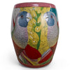 Danny's Fine Porcelain Parrot Garden Stool - CLOSEOUT