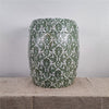 Danny's Fine Porcelain Green Vine Garden Stool - CLOSEOUT