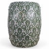 Danny's Fine Porcelain Green Vine Garden Stool - CLOSEOUT