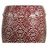 Danny's Fine Porcelain Red Vine Garden Stool - CLOSEOUT