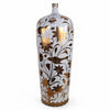 Danny's Fine Porcelain Brown Floral Vase - CLOSEOUT