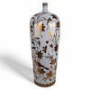 Danny's Fine Porcelain Brown Floral Vase - CLOSEOUT