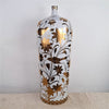 Danny's Fine Porcelain Brown Floral Vase - CLOSEOUT