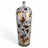 Danny's Fine Porcelain Brown Floral Vase - CLOSEOUT