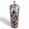 Danny's Fine Porcelain Brown Floral Vase - CLOSEOUT