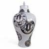 Danny's Fine Porcelain Metallic White Vase - CLOSEOUT