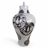 Danny's Fine Porcelain Metallic White Vase - CLOSEOUT