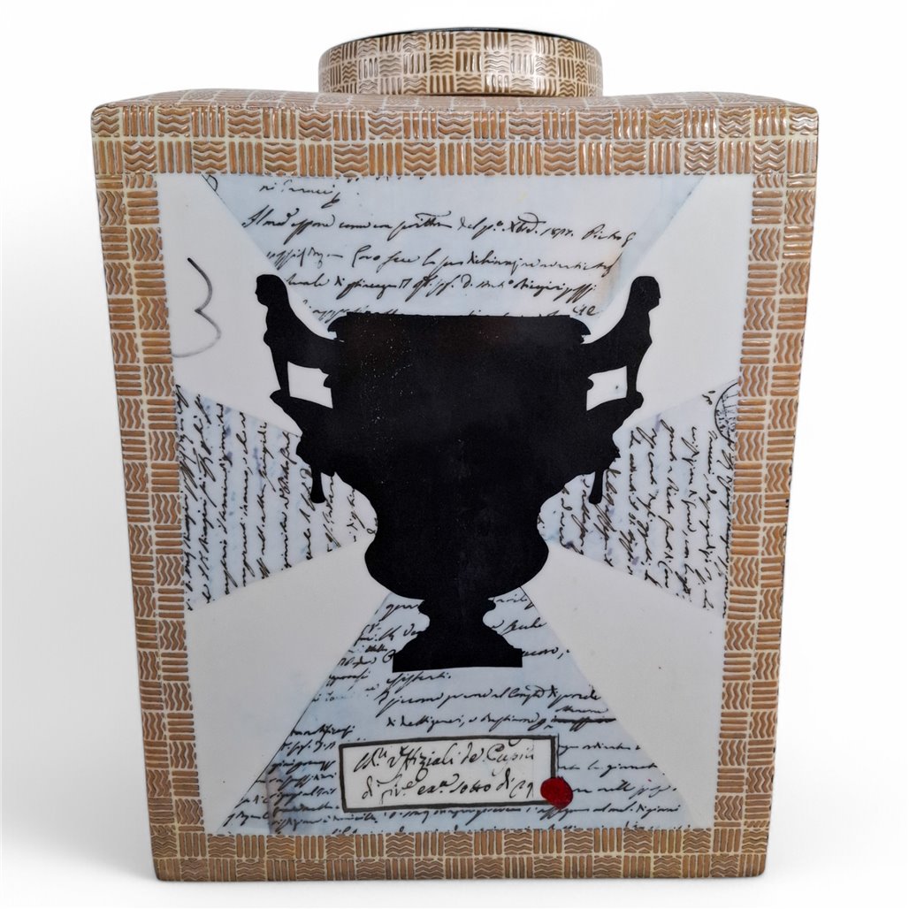 Danny's Fine Porcelain Silhouette Square Planter - CLOSEOUT