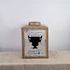 Danny's Fine Porcelain Silhouette Square Planter - CLOSEOUT