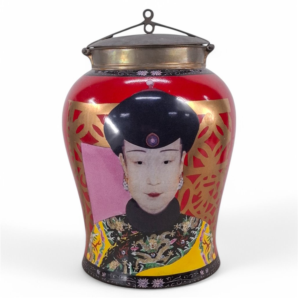 Danny's Fine Porcelain Portrait Ginger Jar - CLOSEOUT