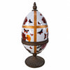Danny's Fine Porcelain Floral Egg Ornament Jar - CLOSEOUT