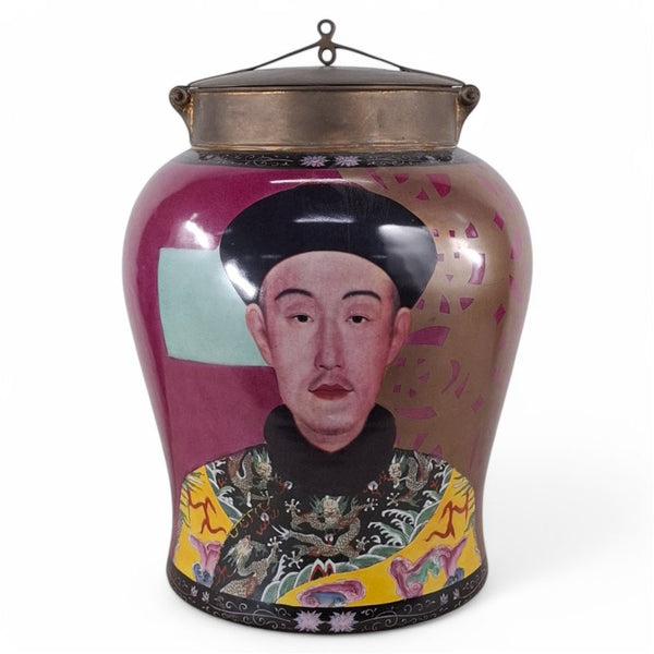 Danny's Fine Porcelain Imperial Portrait Jar - CLOSEOUT