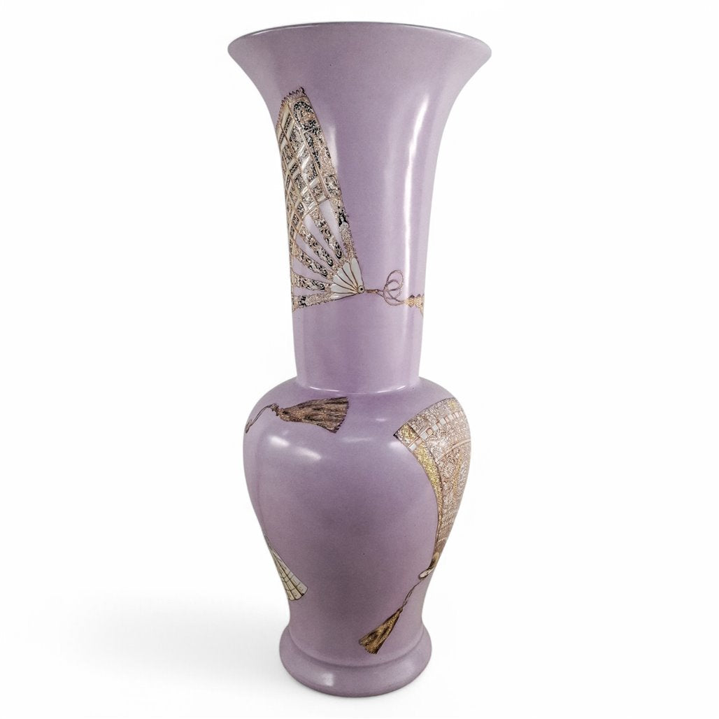 Danny's Fine Porcelain Lavender Feather Vase - CLOSEOUT