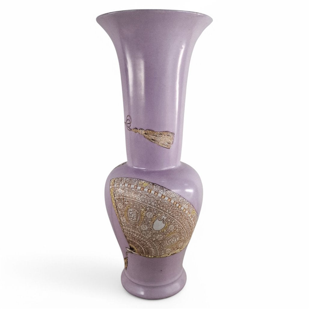 Danny's Fine Porcelain Lavender Feather Vase - CLOSEOUT