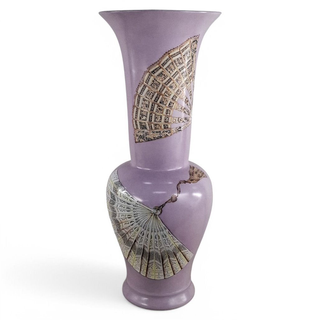 Danny's Fine Porcelain Lavender Feather Vase - CLOSEOUT