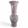 Danny's Fine Porcelain Lavender Feather Vase - CLOSEOUT