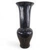 Danny's Fine Porcelain Black Floral Vase - CLOSEOUT