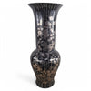 Danny's Fine Porcelain Black Floral Vase - CLOSEOUT