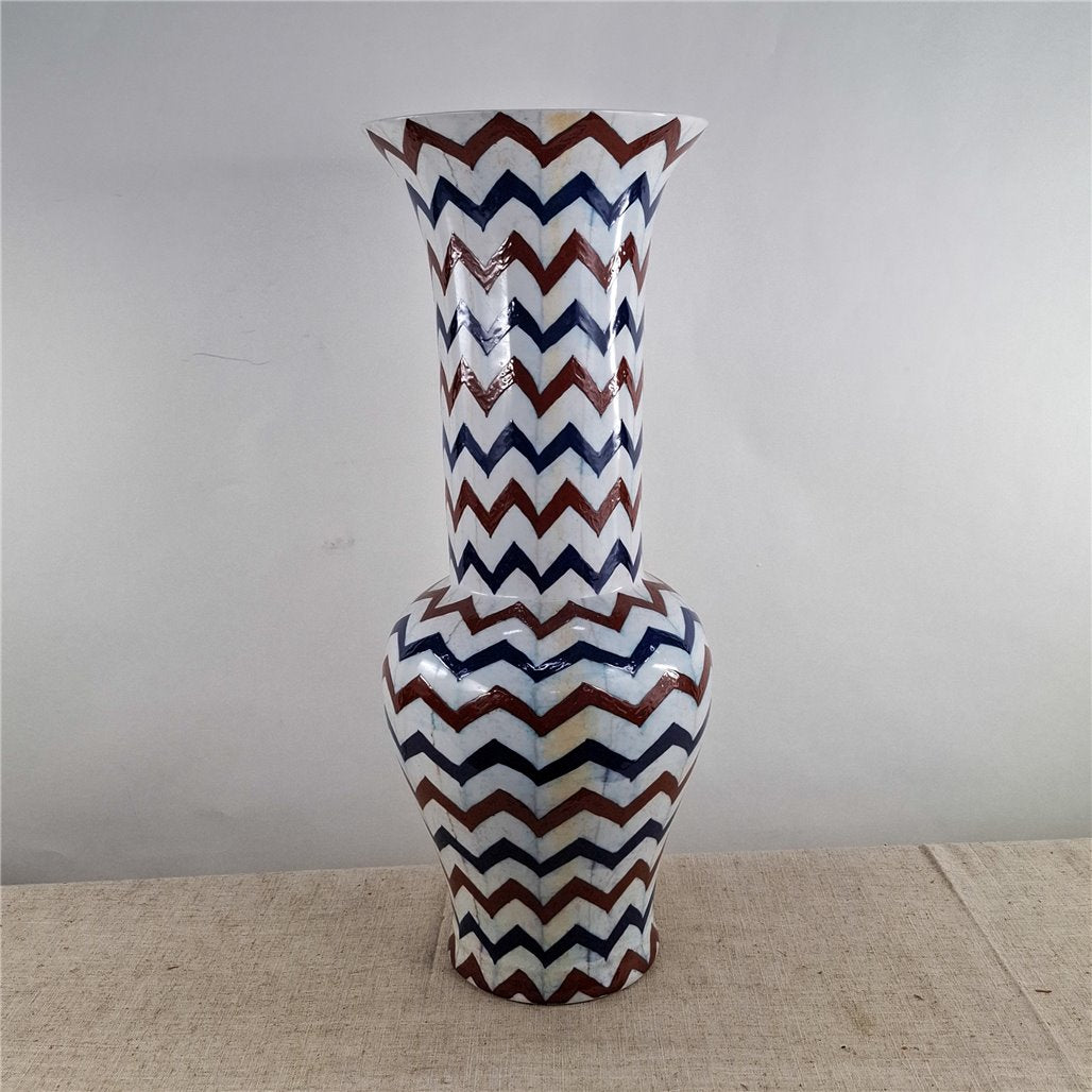 Danny's Fine Porcelain Zigzag Vase - CLOSEOUT