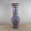 Danny's Fine Porcelain Zigzag Vase - CLOSEOUT