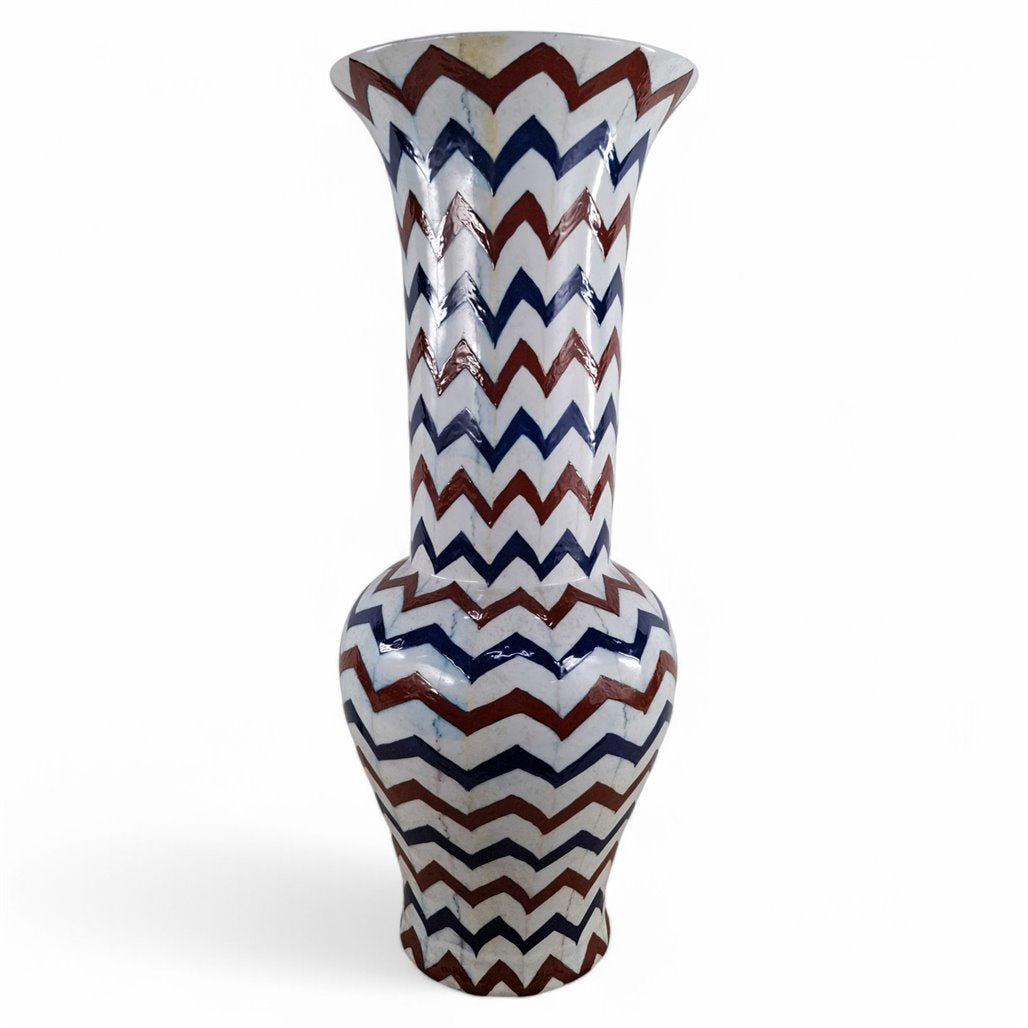 Danny's Fine Porcelain Zigzag Vase - CLOSEOUT