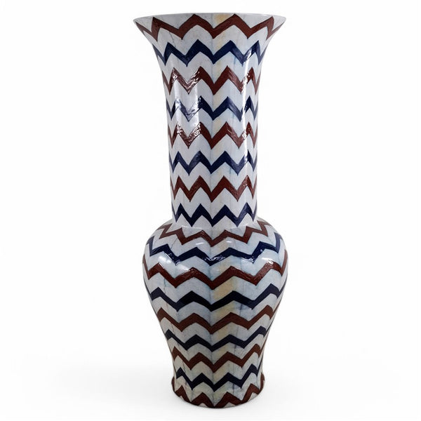 Danny's Fine Porcelain Zigzag Vase - CLOSEOUT