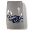 Danny's Fine Porcelain Blue Serpent Bottle Vase - CLOSEOUT