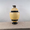 Danny's Fine Porcelain Yellow Covered Jar - CLOSEOUT