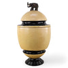 Danny's Fine Porcelain Yellow Covered Jar - CLOSEOUT