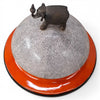 Danny's Fine Porcelain Shagreen Elephant Jar - CLOSEOUT