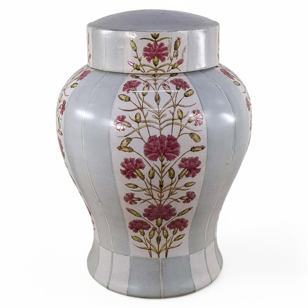 Danny's Fine Porcelain Pink Floral Jar - CLOSEOUT