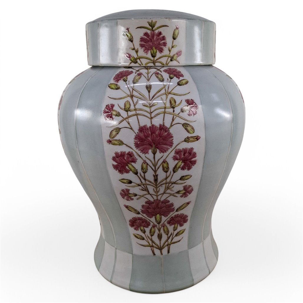 Danny's Fine Porcelain Pink Floral Jar - CLOSEOUT