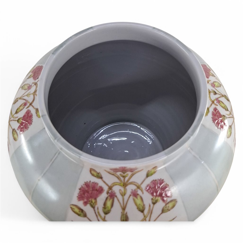 Danny's Fine Porcelain Pink Floral Jar - CLOSEOUT