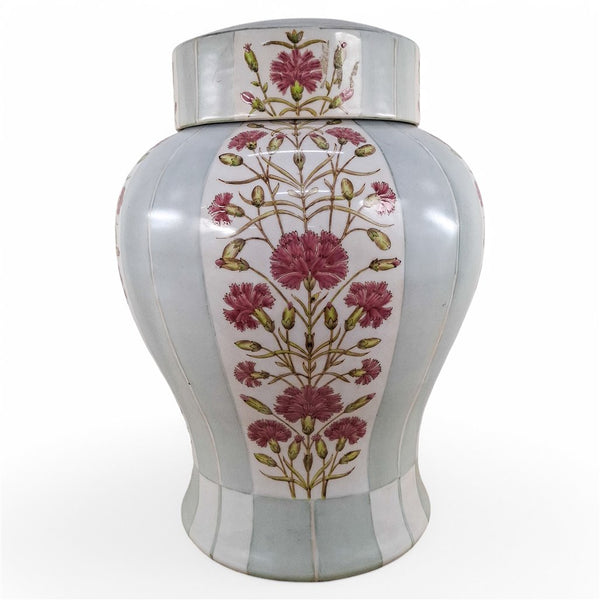 Danny's Fine Porcelain Pink Floral Jar - CLOSEOUT