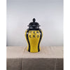 Danny's Fine Porcelain Yellow Script Covered Jar - CLOSEOUT