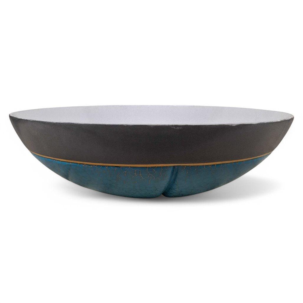 Danny's Fine Porcelain Teal Decorative Bowl - CLOSEOUT