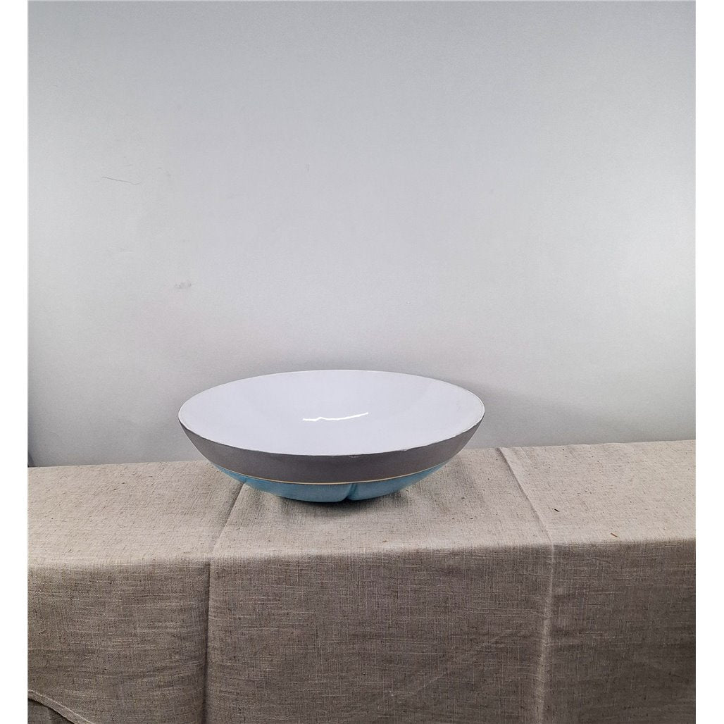 Danny's Fine Porcelain Teal Decorative Bowl - CLOSEOUT