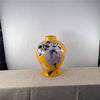 Danny's Fine Porcelain Yellow Collage Vase - CLOSEOUT