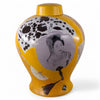 Danny's Fine Porcelain Yellow Collage Vase - CLOSEOUT